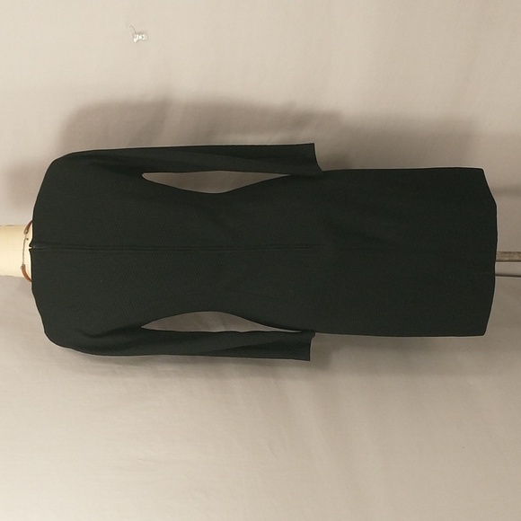 Anne Fogerty Vintage American Designer Classic Black Dress Midi Long Sleeve 8-10 - Picture 5 of 11